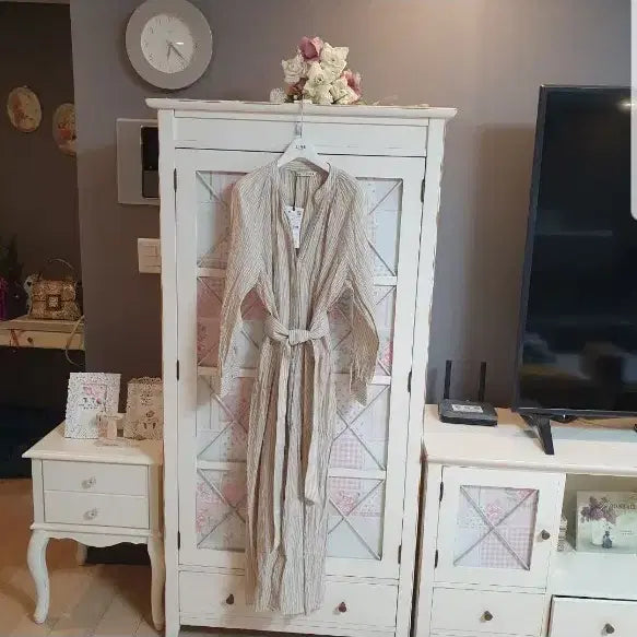 [BUNJANG] Zara Long Dress Striped Pattern Size 55-67 / 자라 롱원피스/55-67 새상품
