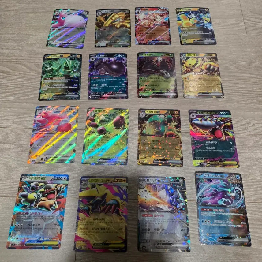 [BUNJANG] Pokemon Card Terrastal Ex Bundle Set - 16 Cards, Grade A / 포켓몬카드 테라스탈 ex 16장 일괄 A급