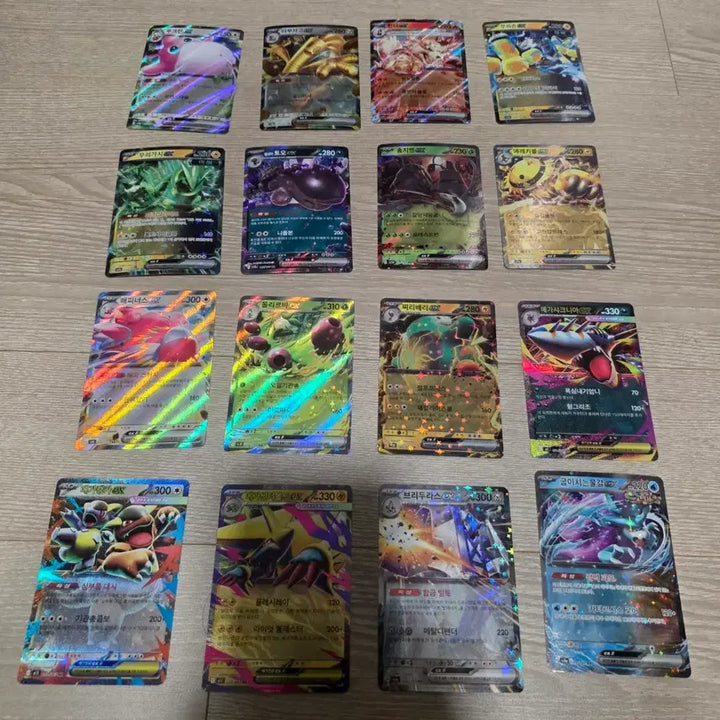 [BUNJANG] Pokemon Card Terrastal Ex Bundle Set - 16 Cards, Grade A / 포켓몬카드 테라스탈 ex 16장 일괄 A급
