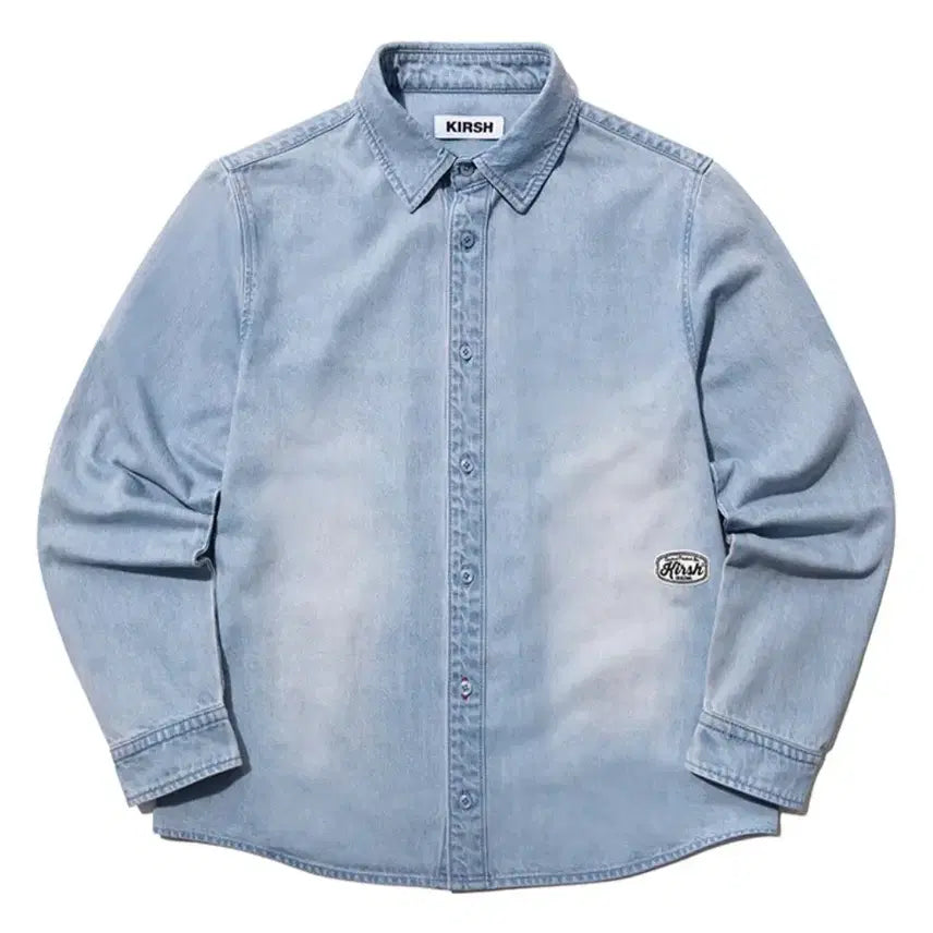 [BUNJANG] Kirsh Denim Shirt Light Wash / 키르시 데님 셔츠 연청