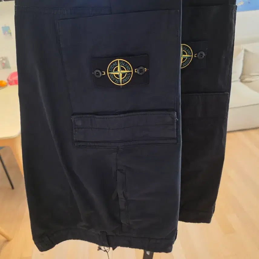 [BUNJANG] Stone Island Dark Navy Cargo Pants (Size 33) / 스톤아일랜드 다크네이비 카고 바지 33