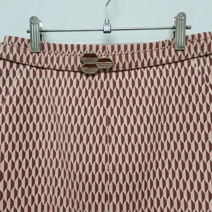 [BUNJANG] Jigotte Geometric Belted Slit Skirt / 지고트 지오메트릭 벨티드 슬릿 스커트 67(55)사이즈