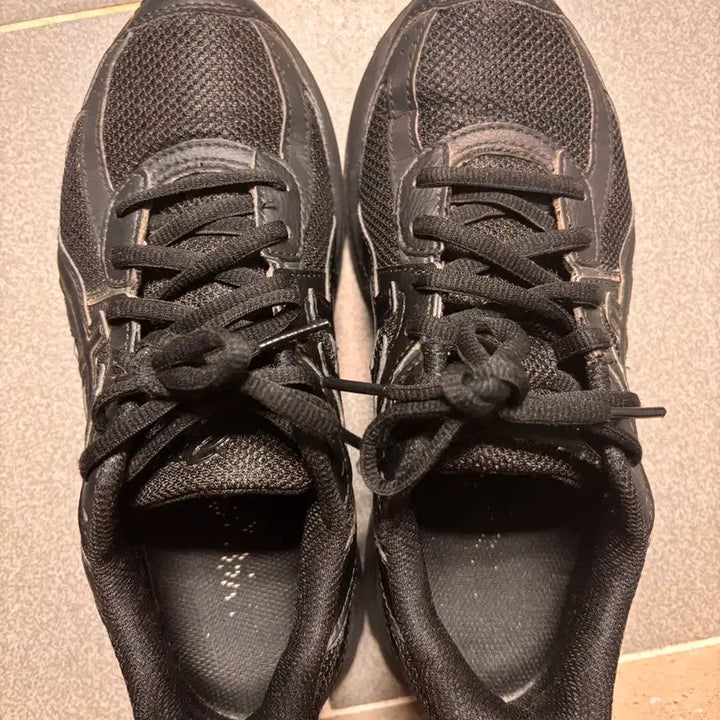 [BUNJANG] ASICS Jog 100s Running Shoes Black / 아식스 조그100s 블랙 운동화 러닝화