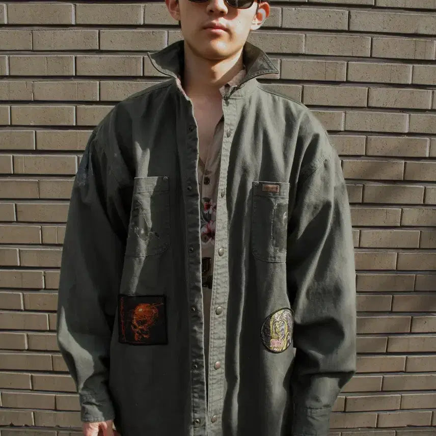 [BUNJANG] Carhartt AC/DC Patch Jacket XL / Carhartt AC/DC Patch Jacket XL