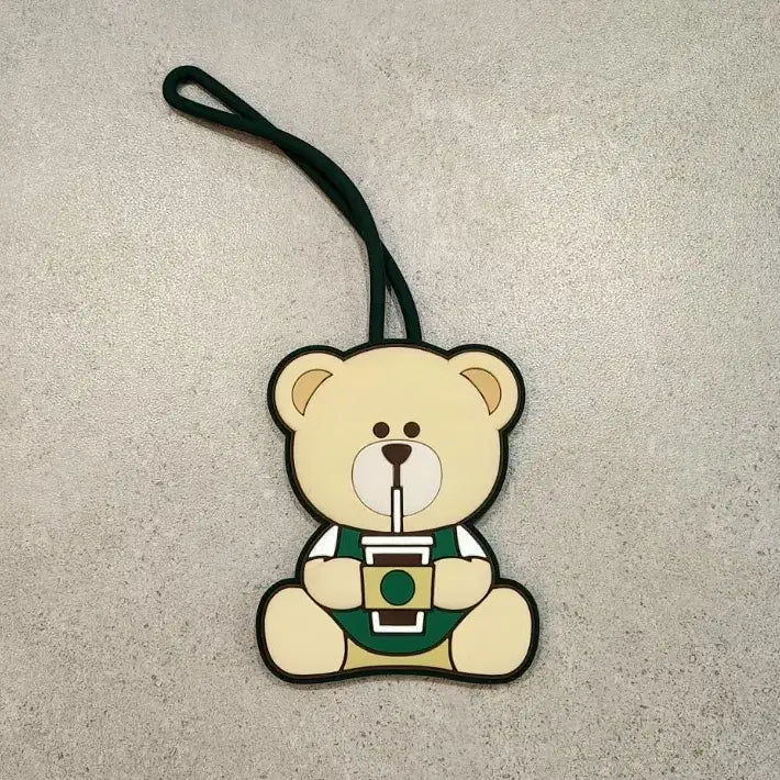[BUNJANG] Starbucks Bearista Rubber Name Tag Keychain / (새상품) 스타벅스 starbucks 캐리어 네임택 키링 acc