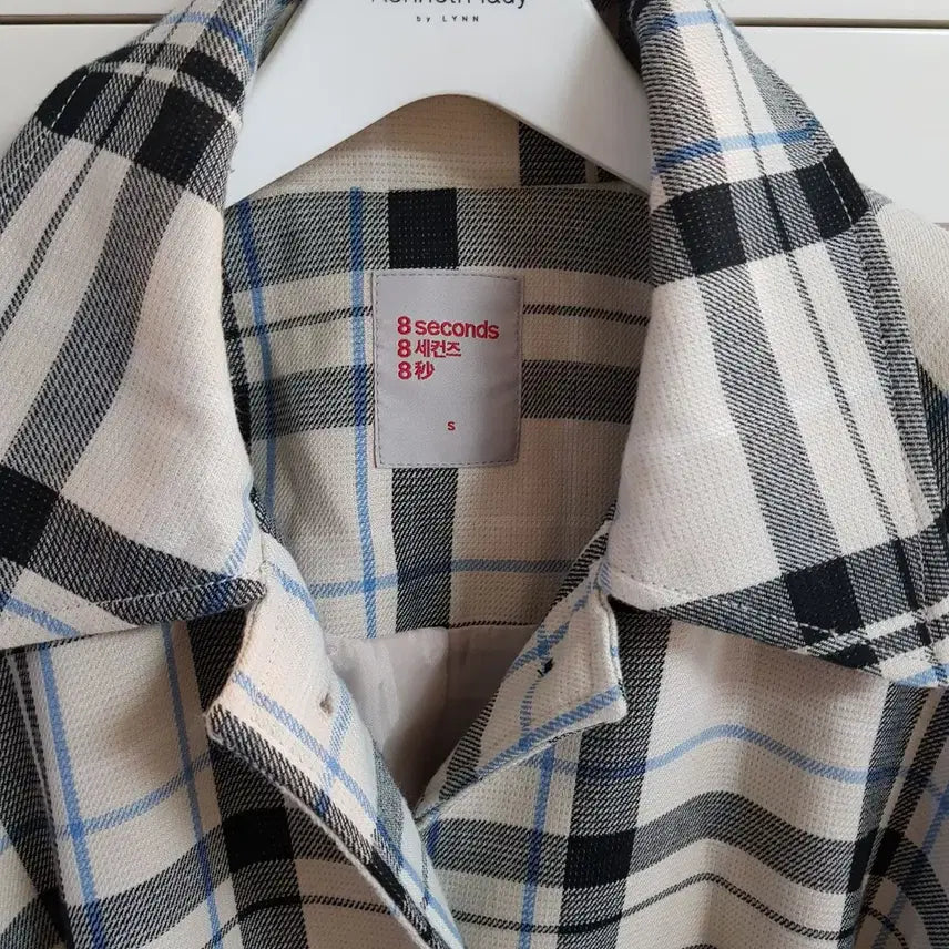 [BUNJANG] 8Seconds Trench Coat Checkered Pattern Size 55-66 / 에잇세컨즈 트렌치코트/55-66