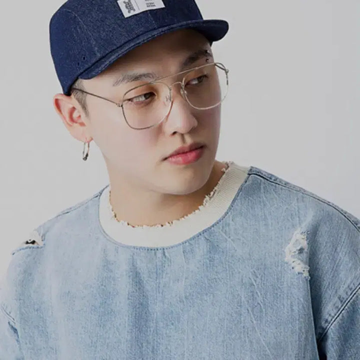 [BUNJANG] East Indigo Denim Cap Hat (Near Mint) / 이스트인디고 데님 캡 모자(새거급)남녀공용