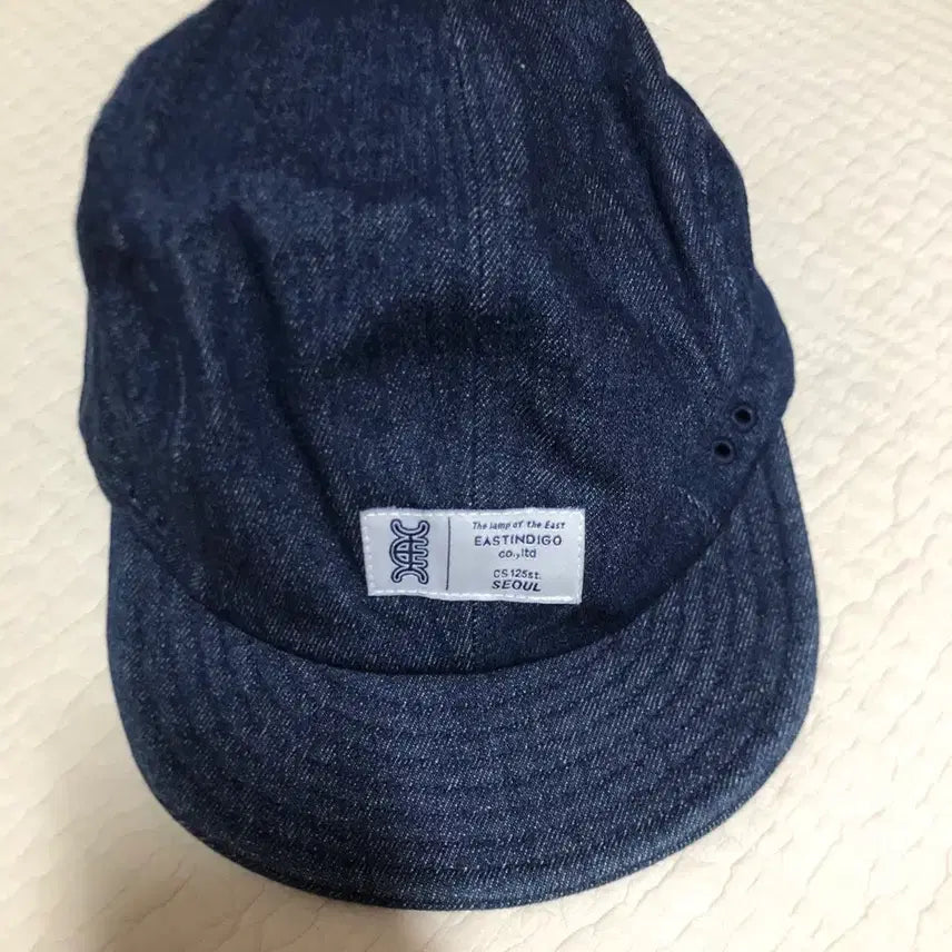 [BUNJANG] East Indigo Denim Cap Hat (Near Mint) / 이스트인디고 데님 캡 모자(새거급)남녀공용