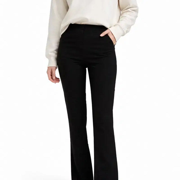 [BUNJANG] Manavis Seven Black Bootcut Slacks / (새상품) 마나비스세븐 블랙 슬랙스/핏 예쁨/정가 7만원대