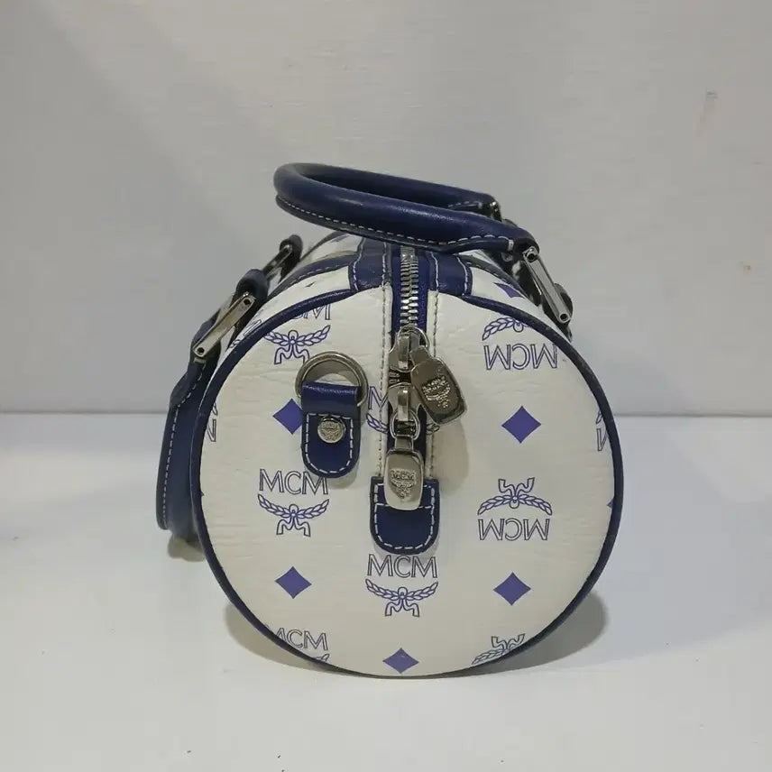 [BUNJANG] MCM Cylindrical Tote Bag Leather / MCM 원통형 토드백