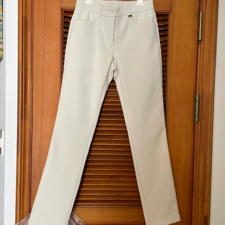 [BUNJANG] Black Cat Fleece Lined Straight Leg Pants / 블랙캣 기모 일자 바지