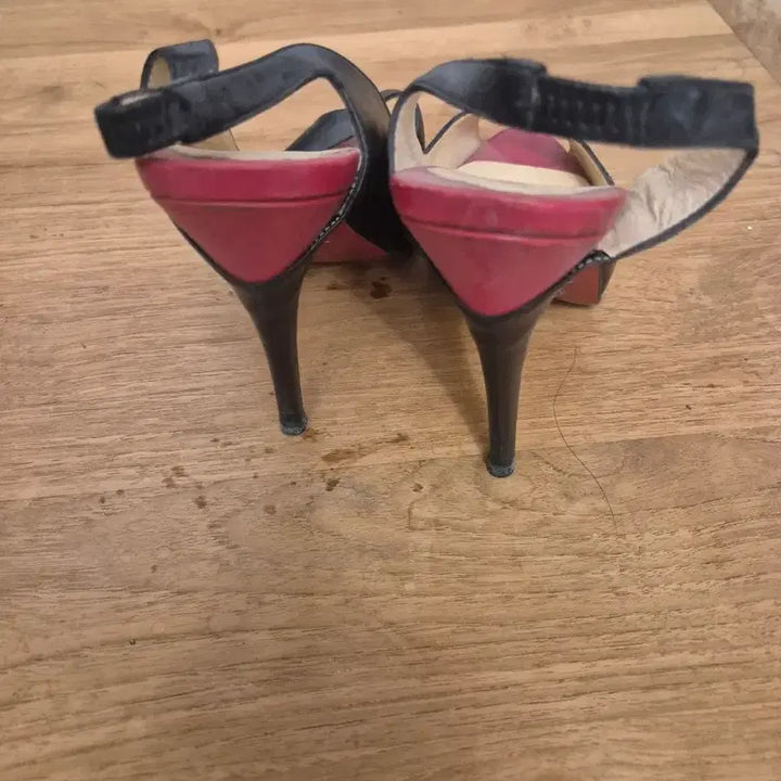 [BUNJANG] Christian Louboutin Black Open Toe Heel Slingback / 크리스찬 루부탱 블랙 오픈토 힐 슬링백