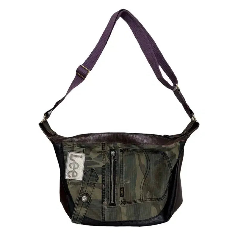 [BUNJANG] Lee Camouflage Custom Crossbody Bag / Lee  카모플라쥬 커스텀 크로스백