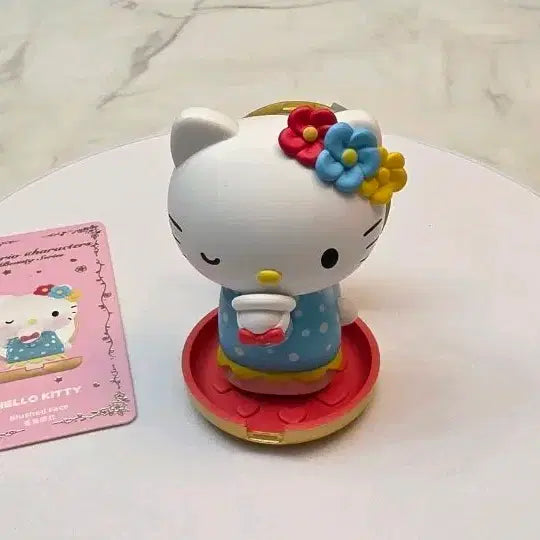 [BUNJANG] Pop Mart Hello Kitty Blushed Face Teacup Figure / 팝마트 헬로키티 피규어 찻잔 블러쉬드 페이스