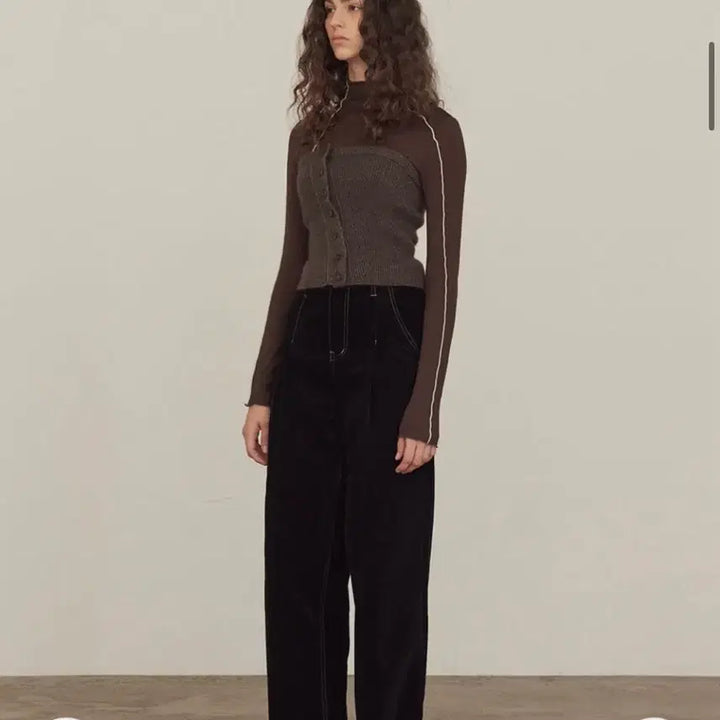 [BUNJANG] Diagonal Unbalance Line Tee / 다이애그널 unbalance line tee