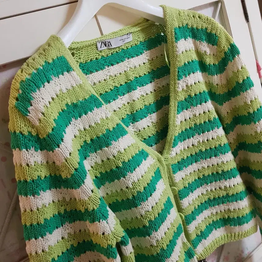 [BUNJANG] Zara Knit Cardigan Sweater / 자라 니트 스웨터 가디건/통통55-66