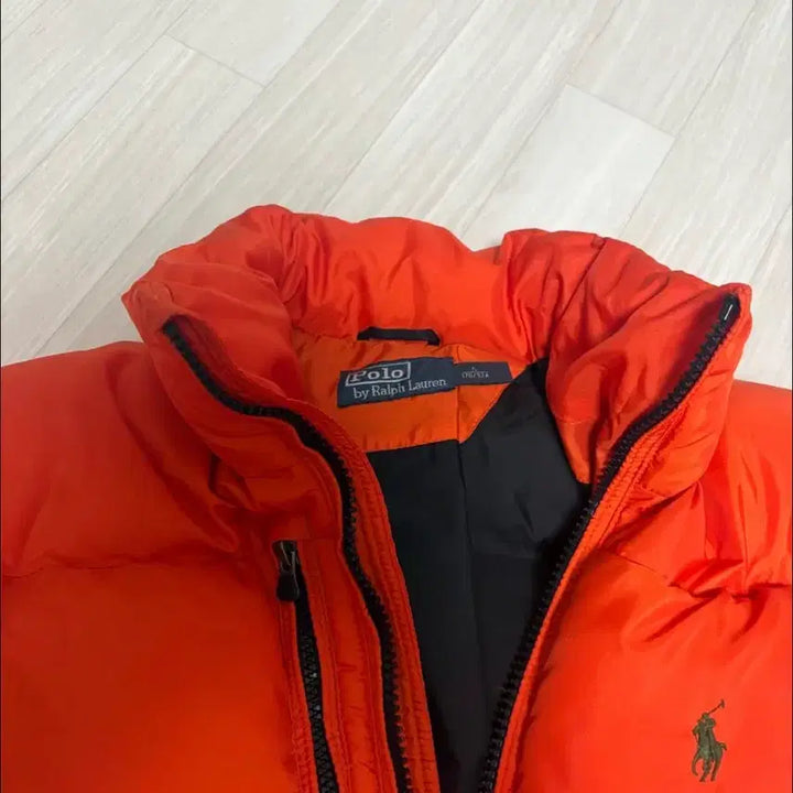 [BUNJANG] Polo Ralph Lauren Puffer Down Jacket Orange S / 폴로 랄프로렌 푸퍼 패딩