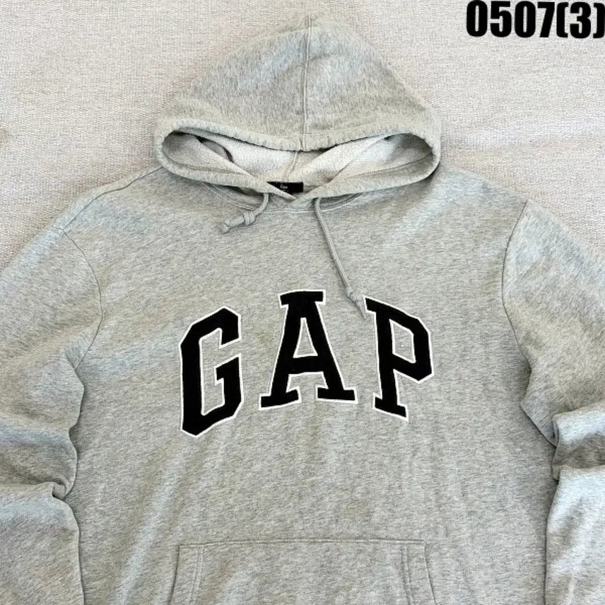 [BUNJANG] GAP Logo Hoodie Grey XL / GAP 갭 로고 후드티 그레이 XL 0507