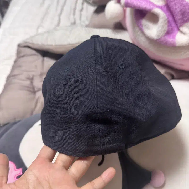 [BUNJANG] BAPE x New Era Snapback Cap Navy Size 7 1/4 / 721 베이프x뉴에라 스냅백