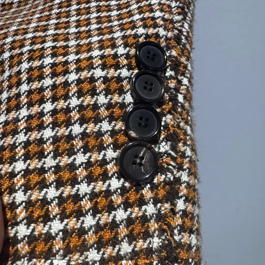 [BUNJANG] System Homme Check Pattern Jacket / 시스템(system homme) 체크 패턴 자켓