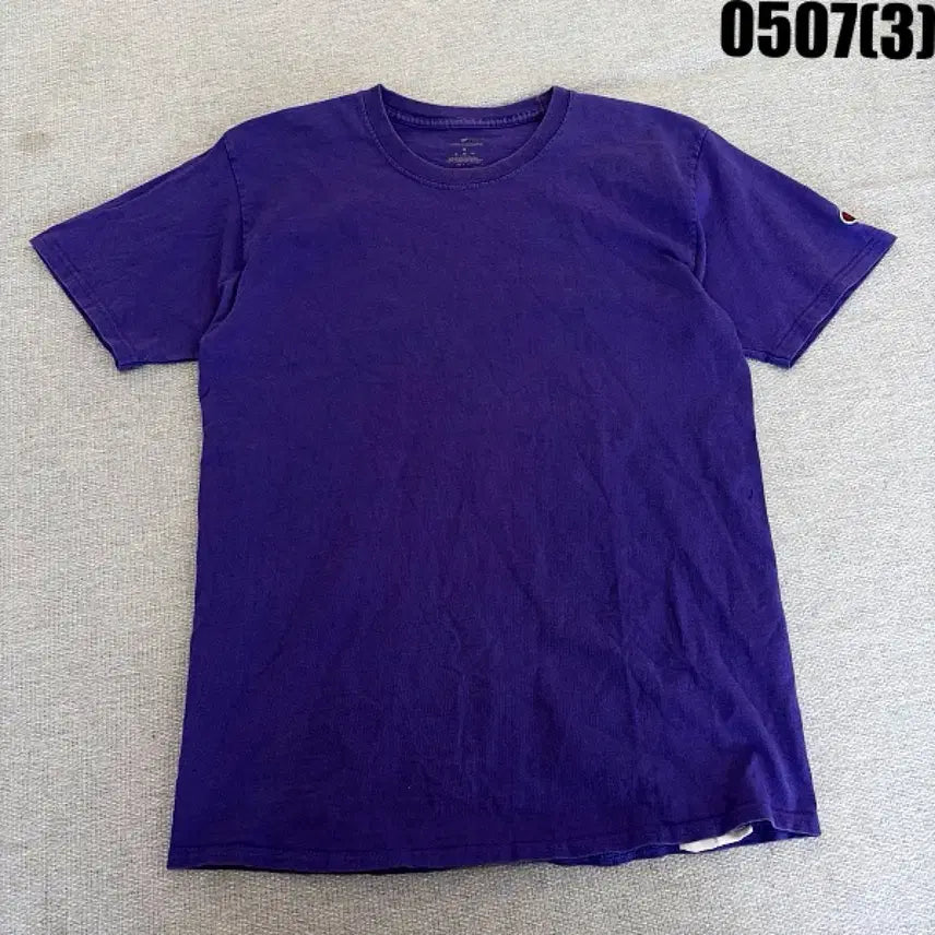 [BUNJANG] Champion Purple Short Sleeve T-Shirt Medium / 챔피온 퍼플 반팔 티셔츠 M 0507