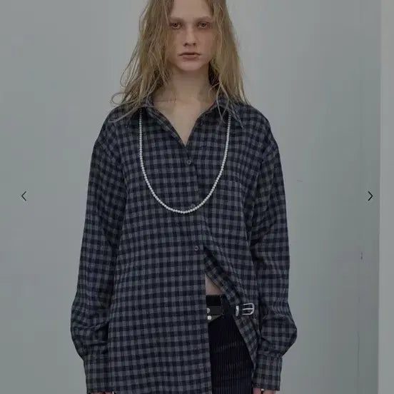 [BUNJANG] LCDC Navy Check Shirt / LCDC 네이비 체크 셔츠