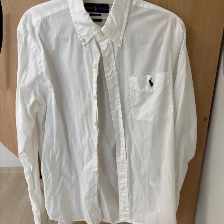 [BUNJANG] Polo Ralph Lauren White Button-Down Shirt / 폴로 랄프로렌 화이트 셔츠 남방