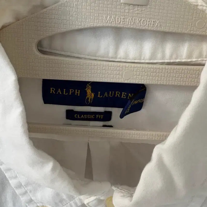 [BUNJANG] Polo Ralph Lauren White Button-Down Shirt / 폴로 랄프로렌 화이트 셔츠 남방