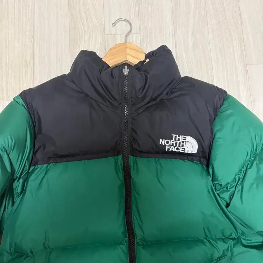 [BUNJANG] The North Face 1996 Nuptse Puffer Jacket Green/Black / 노스페이스 1996 눕시 패딩 그린/블랙