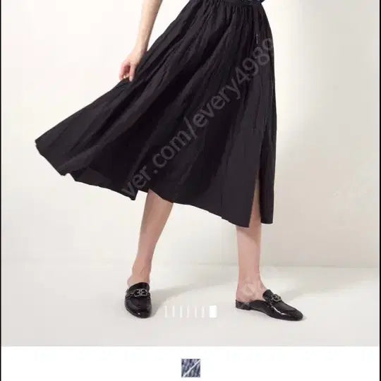 [BUNJANG] OBZEE Belted Denim Dress / 오브제 벨티드 데님 원피스55