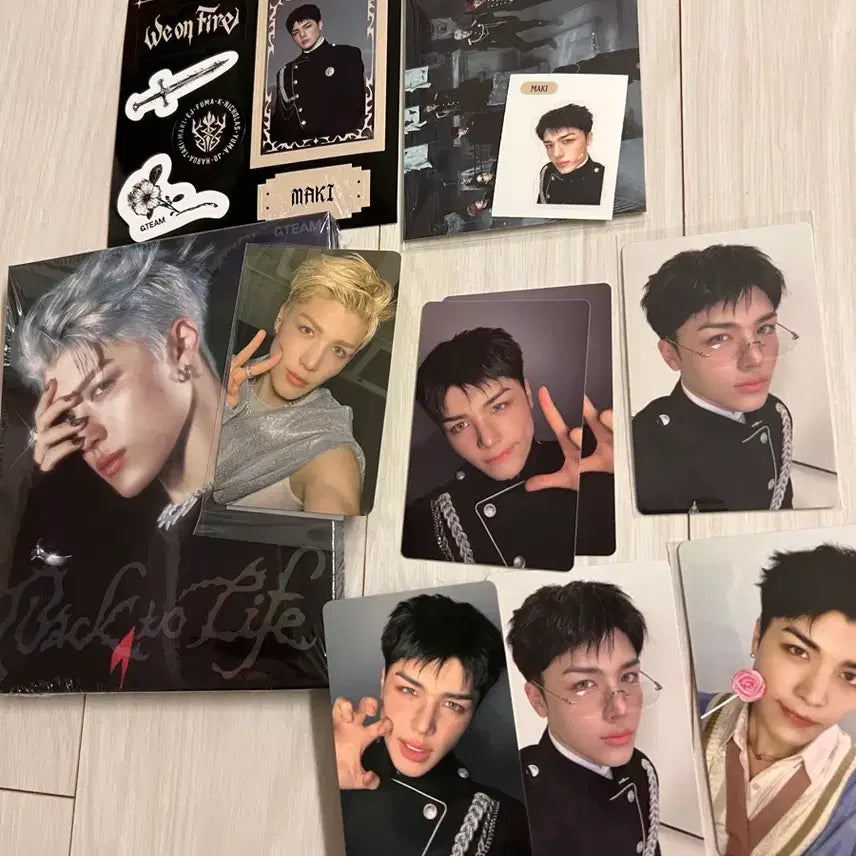 [BUNJANG] ENHYPEN Maki We On Fire Photocard Bundle Set / 앤팀 백투라 마키 MAKI 위온파