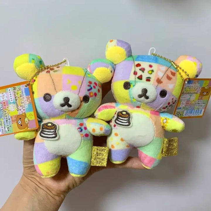 [BUNJANG] Rilakkuma 20th Anniversary Patchwork Keyring Limited Edition / 리락쿠마 20주년 패치워크 키링 한정판 새상품