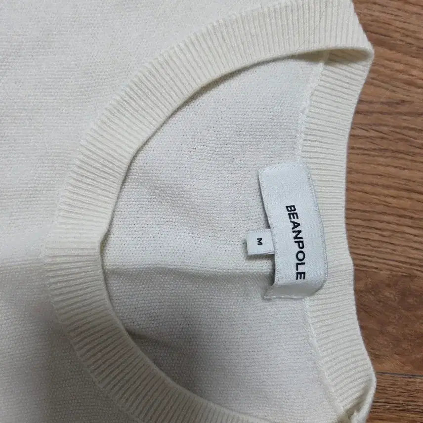 [BUNJANG] Beanpole Ivory Short-Sleeved Knit / 빈폴 아이보리 반팔 니트 팝니다