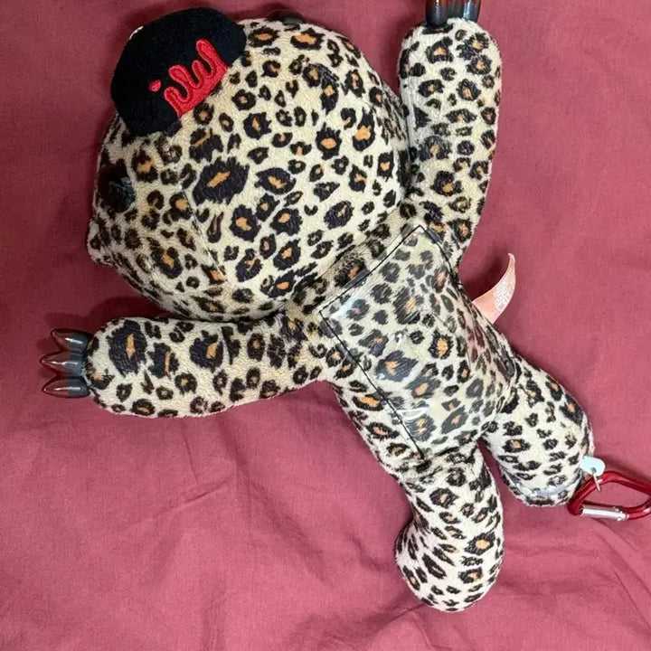 [BUNJANG] Glumi Bear Leopard Reel Pass Card Keyring / 글루미베어 레오파드 릴패스 카드 키링
