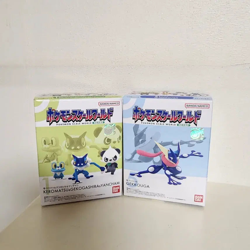[BUNJANG] Pokemon Scale World Froakie Evolution Set Figure / 포켓몬 스케일월드 개굴닌자 진화세트 피규어