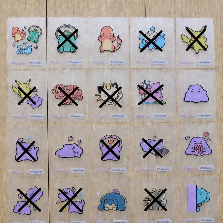 [BUNJANG] Colorgram Pokemon Sticker Set / (교환/구매) 올리브영 포켓몬 컬러그램 씰