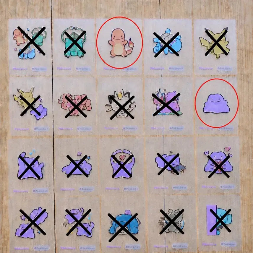 [BUNJANG] Colorgram Pokemon Sticker Set / (교환/구매) 올리브영 포켓몬 컬러그램 씰