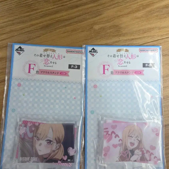 [BUNJANG] My Dress-Up Darling Kuze F Prize Acrylic Stand Set / 비스크돌 쿠지 F상 아크릴 2종 일괄