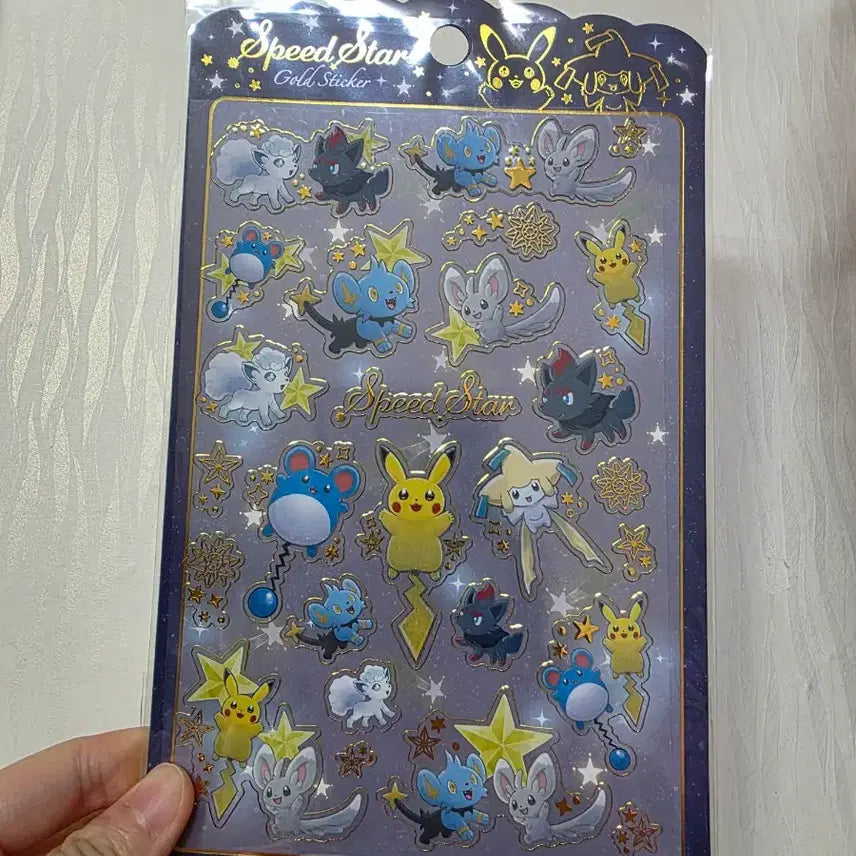 [BUNJANG] Pokemon Speed Star Stickers / 포켓몬스터 팝업 스티커 스피드스타 스티커