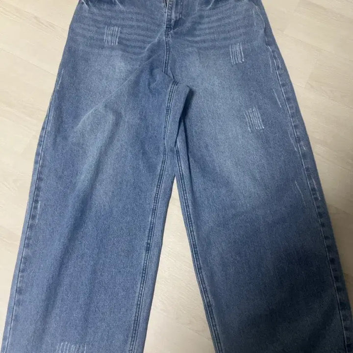 [BUNJANG] Filuminate Damage Washed Wide Denim Pants / 필루미네이트 데미지 워시드 와이드 데님 팬츠 팝니다.
