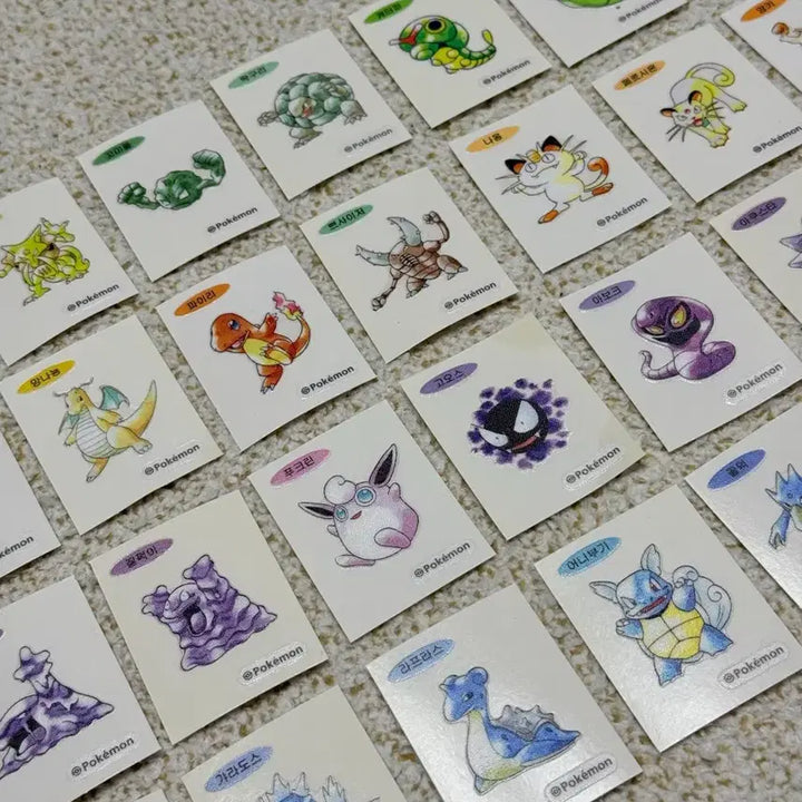 [BUNJANG] Pokemon 30th Anniversary Sticker Set (32 Variants) / 포켓몬스터 포켓몬 30주년 띠부씰 32종