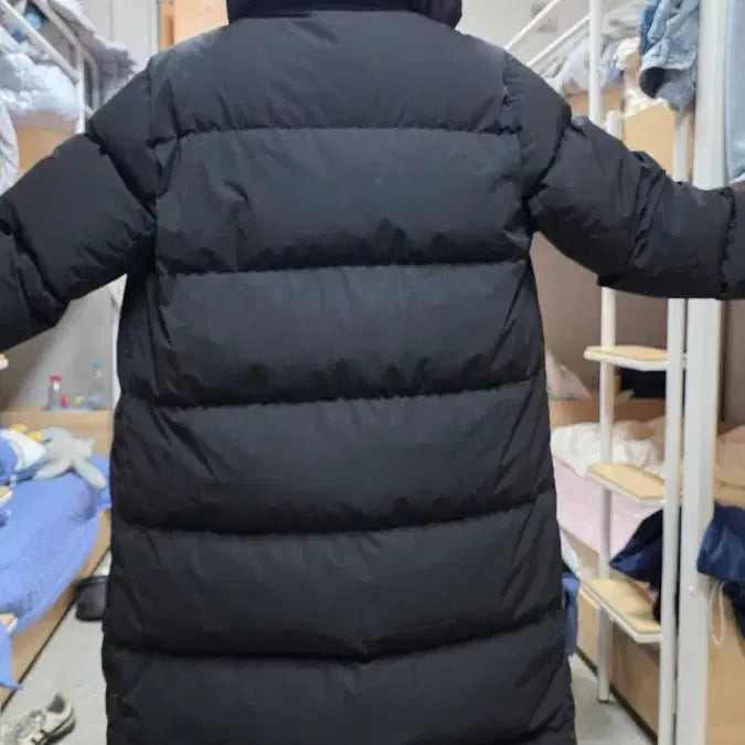 [BUNJANG] TOPTEN The Super Air Long Padding Black Size 100 / 탑텐 The Super Air 롱패딩 100 블랙