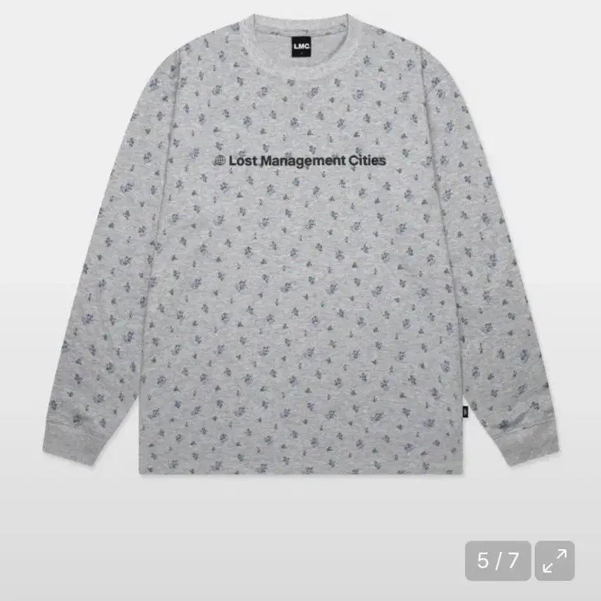 [BUNJANG] LMC Floral Pattern Long Sleeve T-Shirt / 무신사 엘엠씨 LMC 롱슬리브 교신가능