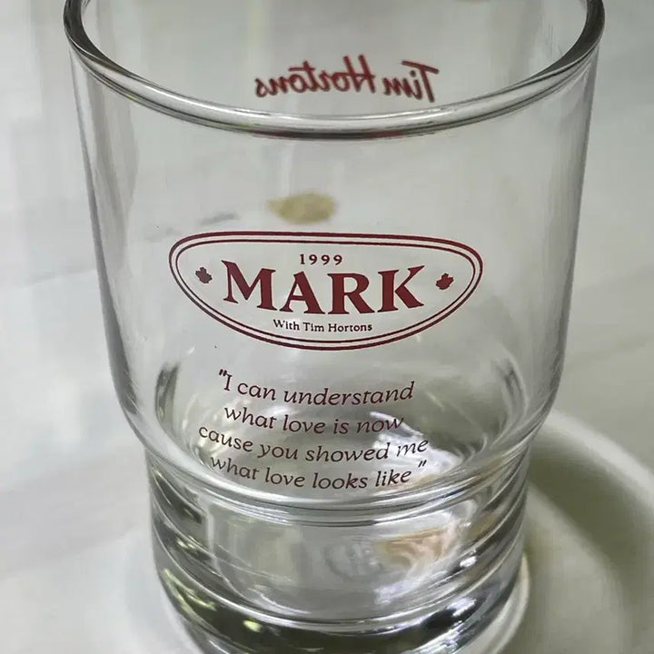 [BUNJANG] NCT Mark Tim Hortons Collaboration Mug / 마크 엔시티 팀홀튼 컵 머그컵 솔로 유리컵 The firstfruit