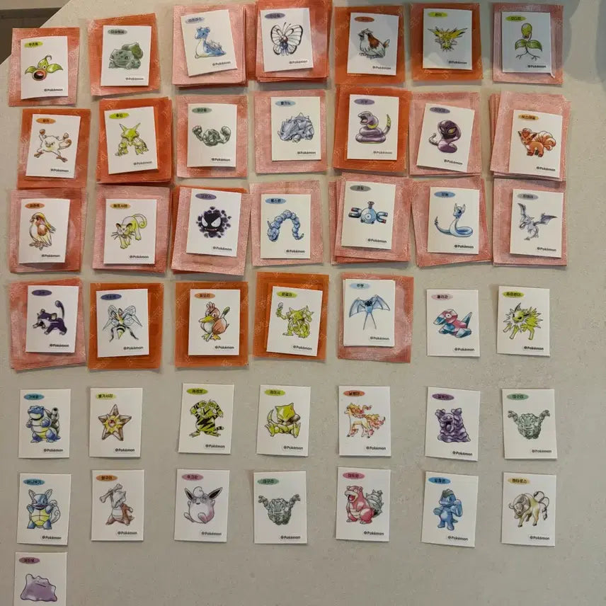 [BUNJANG] Pokemon 30th Anniversary Art Seal Bundle / 포켓몬 띠부씰 30주년 아트씰 판매