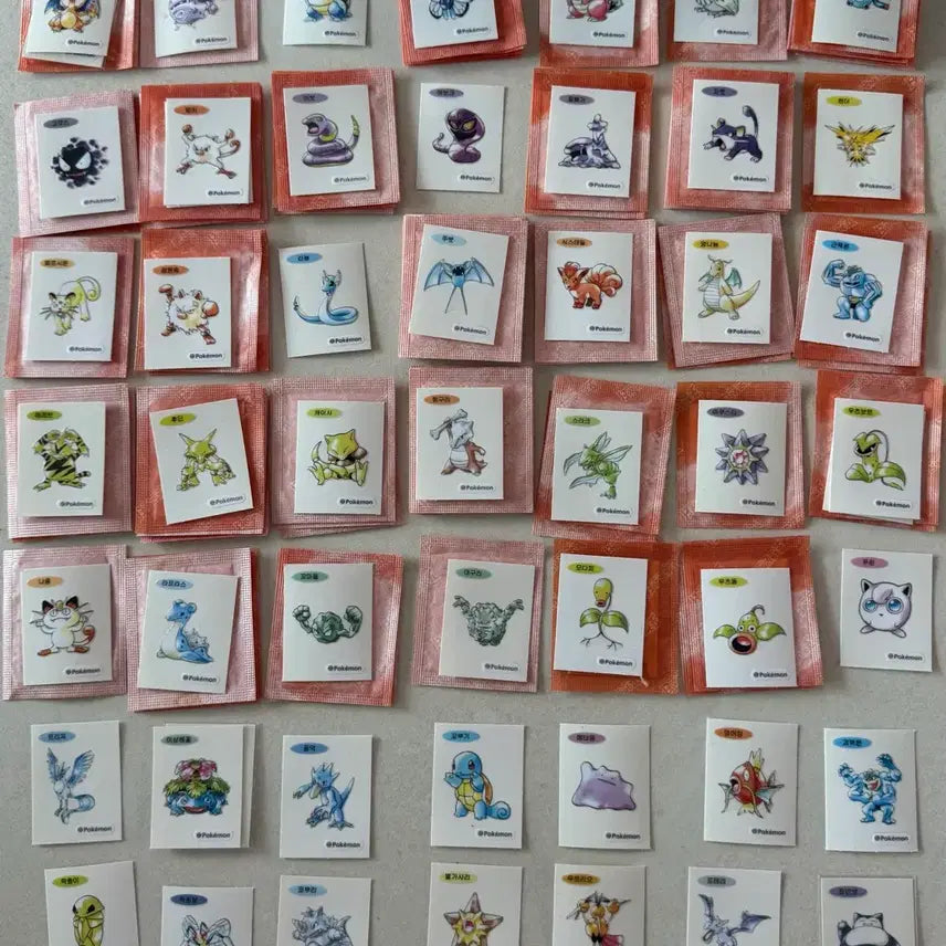 [BUNJANG] Pokemon 30th Anniversary Art Seal Bundle / 포켓몬 띠부씰 30주년 아트씰 판매