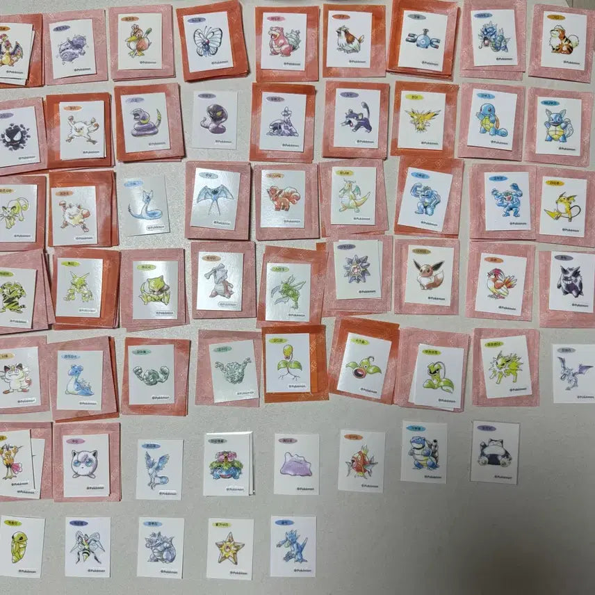 [BUNJANG] Pokemon 30th Anniversary Art Seal Bundle / 포켓몬 띠부씰 30주년 아트씰 판매