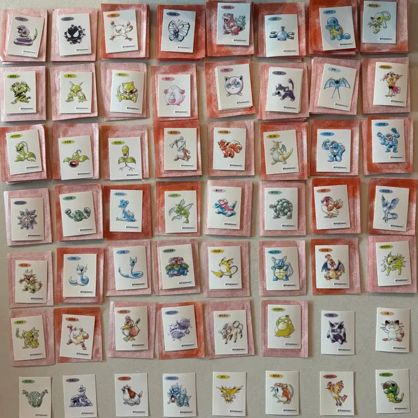 [BUNJANG] Pokemon 30th Anniversary Art Seal Bundle / 포켓몬 띠부씰 30주년 아트씰 판매