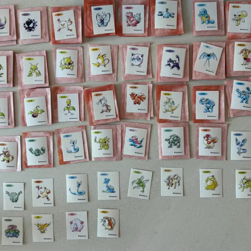 [BUNJANG] Pokemon 30th Anniversary Art Seal Bundle / 포켓몬 띠부씰 30주년 아트씰 판매
