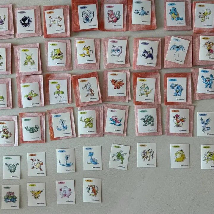 [BUNJANG] Pokemon 30th Anniversary Art Seal Bundle / 포켓몬 띠부씰 30주년 아트씰 판매